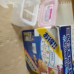 値下げしました。ミルトン専用容器　とＥ赤ちゃんパックミルクケースの画像