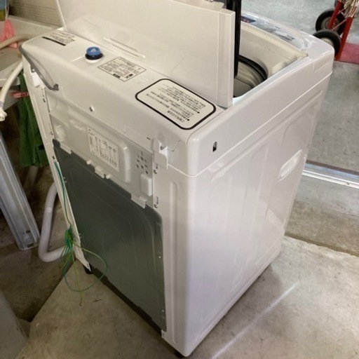 美品　全自動洗濯機 5kg 山善　槽乾燥コース 風乾燥機能搭載 2019年式
