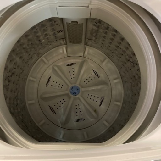 美品　全自動洗濯機 5kg 山善　槽乾燥コース 風乾燥機能搭載 2019年式