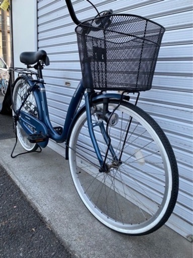 ☆前後タイヤ新古品☆ 24インチ LEDダイナモライト軽快車 防犯登録料込!! [No.277]