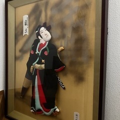 木目込み人形の額
