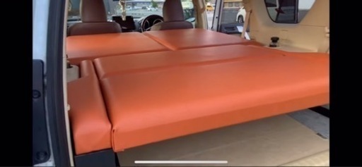 プラド後期150  TRJ150W 7人乗り用車中泊、荷室2段用キット