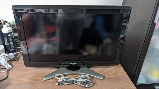 シャープ SHARP AQUOS 液晶テレビ LC-26E8 B-CASカード付いてます