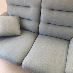 2人用ソファ　ニトリの画像