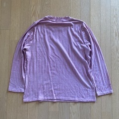 リブロングカットソーの画像