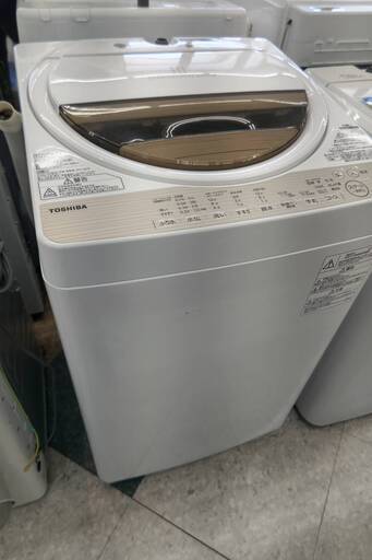 ☆TOSHIBA /東芝/6.0kg洗濯機/2017年式/AW-6G5/№6745☆