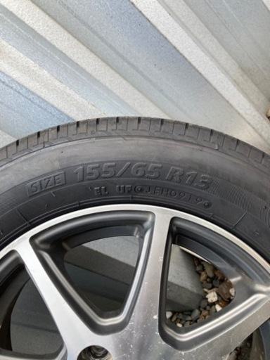 取引中　夏タイヤ　155/65R13 ホイール付4本セット