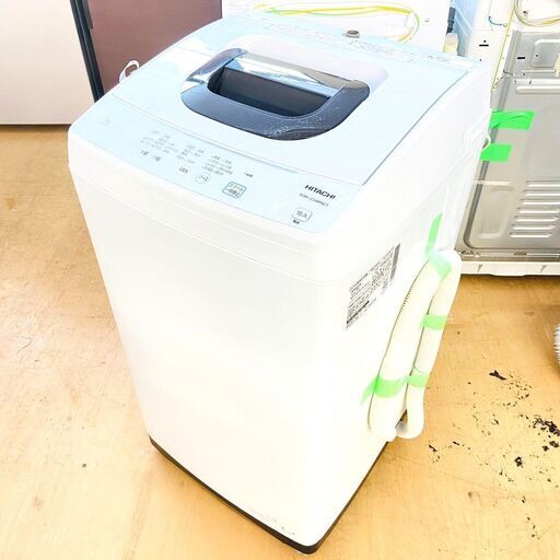 12/9【ジモティ特別価格】日立/HITACHI 洗濯機 NW-50F 2021年製 5キロ 家電