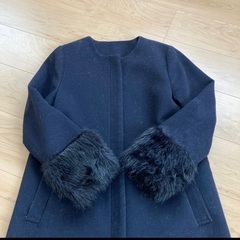 ノーカラーコート&ラビットファー　ROPEの画像