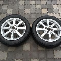 スズキ純正ホイール、タイヤ付155/65R14