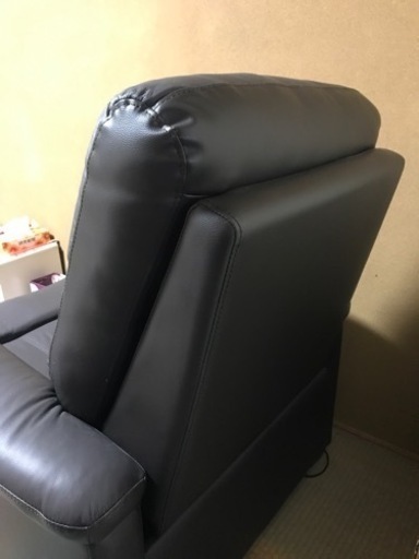 NITORI ニトリ 1人用電動本革リクライニングソファ 1人掛け用ソファー 電動リクライニング フットレスト Nビリーバ 本革 レザ