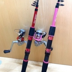 スマイルシップ　釣竿リール付き　2本セット