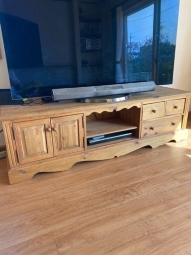 無垢木のテレビ台