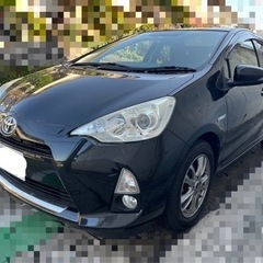 アクア　人気色ブラック　車検1年残り　ナビ　バックカメラ　ETC...