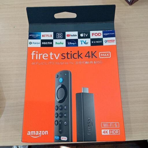 ★ファイヤースティック　fire tv stick4k MAX 取説なし　【店頭販売のみ】