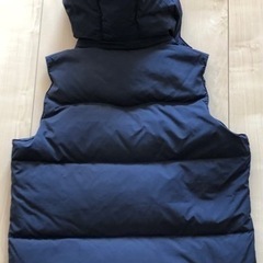 【受付中】【新品未使用】AZUL ダウンベスト 紺 ネイビー アズール moussy マウジーの画像