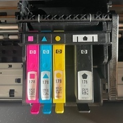 【受渡者確定】 hpプリンター&正規品インク(ジャンク)の画像