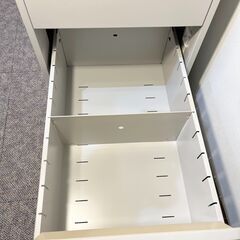 【引渡済】【美品】ファイリングキャビネット 2段 A4 鍵付き ラッチ付 オールロック式の画像