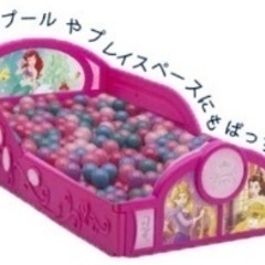 ディズニープリンセスベッド♡デルタ製マットレス付きの画像