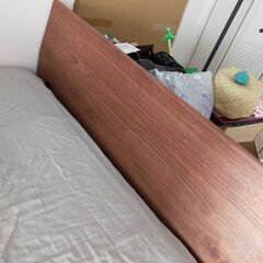 無印良品　ダブルベッド　収納ケースあり