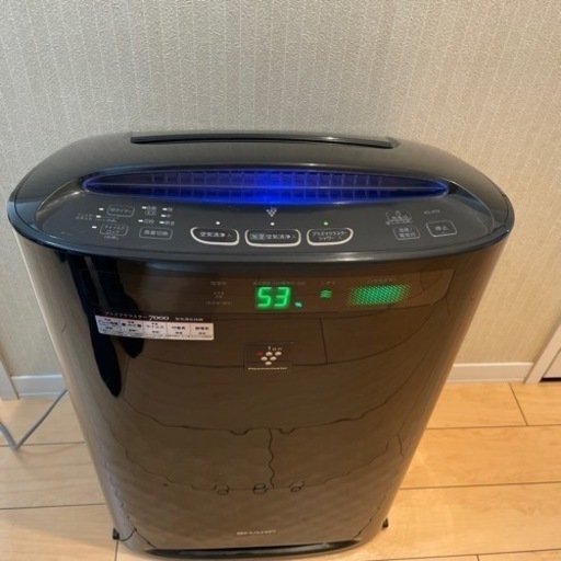 シャープ　加湿空気清浄機　高濃度プラズマクラスター7000 KC-A70