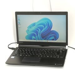 送料無料 保証付 高速SSD 13.3型 ノートパソコン 東芝 R73/F 中古良品 第6世代 Core i5 8GB 無線 Wi-Fi Bluetooth カメラ Windows11 Office.