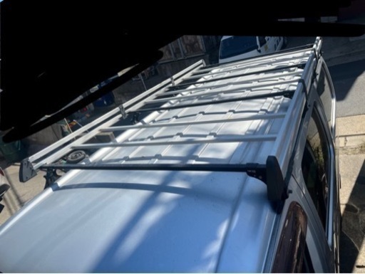 ⭐︎値下げ！⭐︎キャラバンなどに…！ハイエース、ボンゴなには不明◇ルーフラック◇引取限定