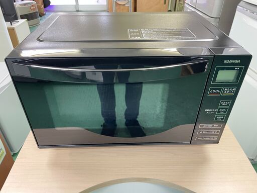 商談中　【アイリスオーヤマ】電子レンジ フラット 2019年 IMB-FV1801 IRIS 50/60Hz共用 新生活 1人暮らし 福島 郡山市 a