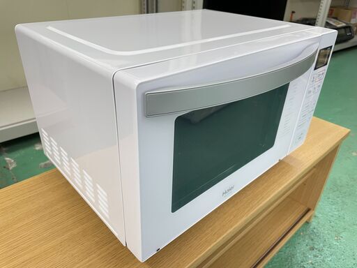 【Haier】電子レンジ フラット 2019年 JM-FH18G ハイアール 50/60Hz共用 新生活 一人暮らし 福島 郡山市 a
