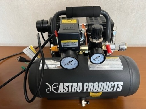 アストロプロダクツ 6Lエアーコンプレッサー&電源延長コード10m&エアゲージ 車･バイク用空気入れ