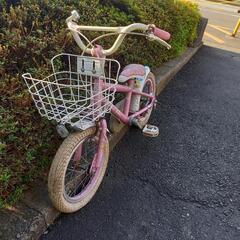 キッズ自転車の画像