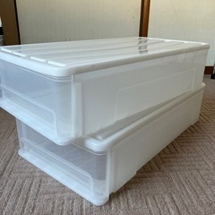 押入れ収納ケース2つセットの画像