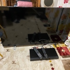 FUNAI テレビ50型 ブルーレイレコーダー セット 3/23受取
