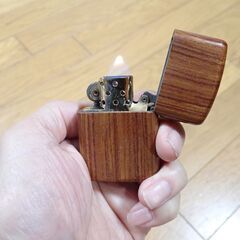 ★木目ケースのオイルライター！誰か要りませんか？の画像