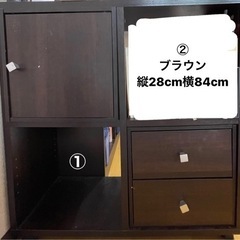 棚　ブラウン　キャスター付き