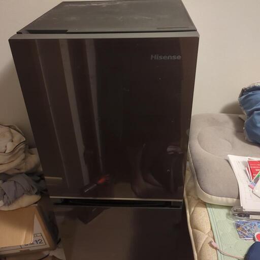 Hisense　冷蔵庫　黒　HR-G13B-BR　2ドア　右開き