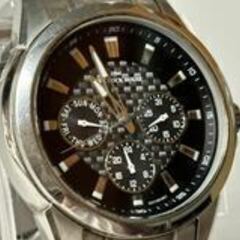 THE CLOCK HOUSEメンズ 3針CH113M電波ソーラー時計の画像