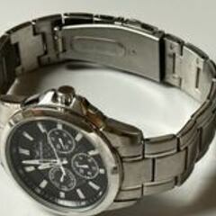 THE CLOCK HOUSEメンズ 3針CH113M電波ソーラー時計の画像