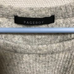 再値下げしました　PAGE BOY ニットの画像