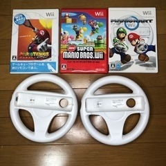Wii 本体＋カセット＋α（太鼓の達人•マリオカート等）の画像