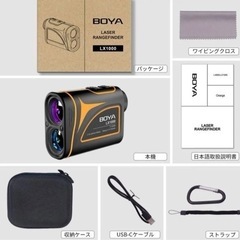 BOYA LXシリーズ ゴルフ 距離計 レーザー距離計 ゴルフ 距離測定器 ゴルフ用品 測量機 計測器の画像
