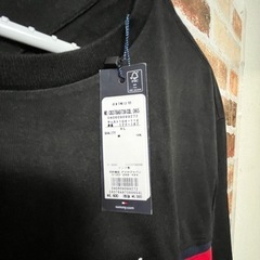 ユニセックスTOMMY HILFIGERトミーヒルフィガー 刺繍 ロングTシャツ XLの画像
