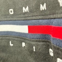 ユニセックスTOMMY HILFIGERトミーヒルフィガー 刺繍 ロングTシャツ XLの画像