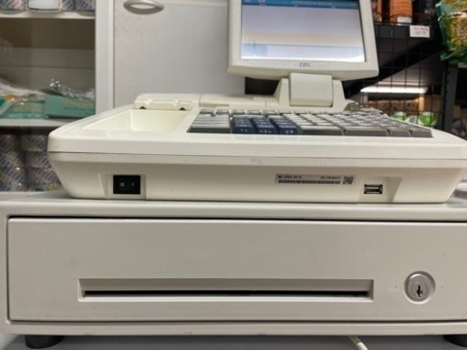 東芝 テック 電子 システム レジ スター MA-2055 ホワイト