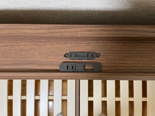 ニトリ すのこダブルベッド 充電器、収納付き
