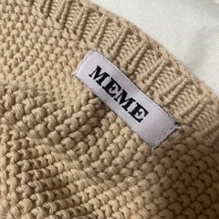 ニットビスチェの画像