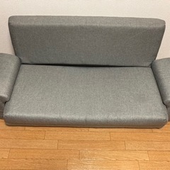【契約済】2021年アマゾンで購入 ソファーベットコリコ2人掛けタスクグレーの画像