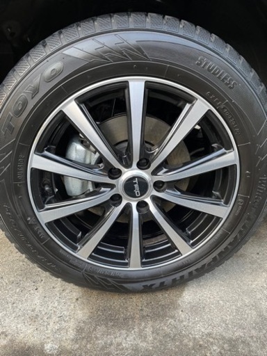 アルファード アルミホイール ブラックポリッシュ 4本セット スタッドレス