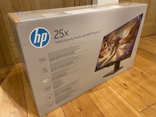 ゲーミング モニター　HP 25x 24.5inch 144hz フルHD 1ms