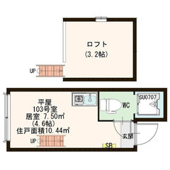 ✨敷金/礼金0円 ✨ 初期安物件💥保証人不要・ 金融ブラック・水商売・無職OK😄 京王線 上北沢駅 徒歩5分❗️世田谷区上北沢３丁目 ❗️ M16795 - 世田谷区